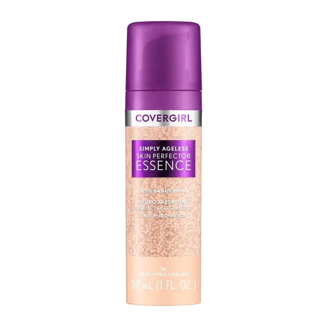 Gently tested- COVERGIRL Simply Ageless Skin Perfector Essence, Light 20, 1 oz