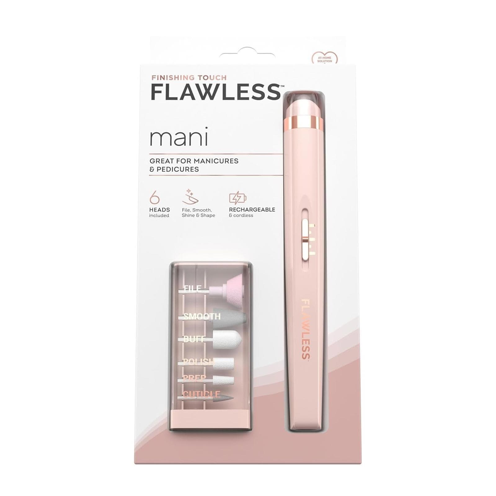 Used- Finishing Touch Flawless Mani, Manicures & Pedicures 6 Heads (one missing)
