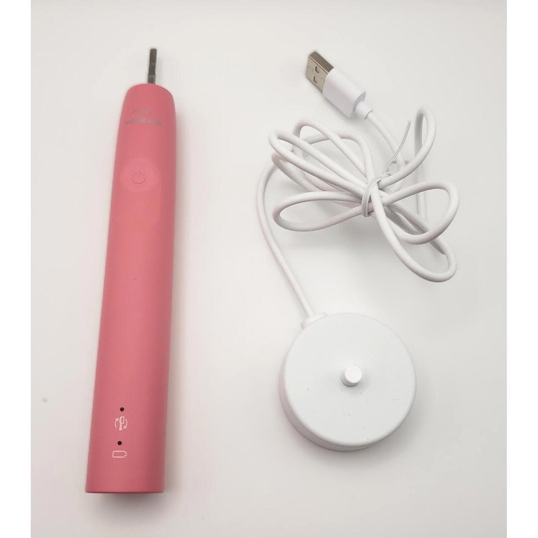 **Used-Philips Sonicare 4100 Rechargeable Electric Toothbrush Pink, no brushhead