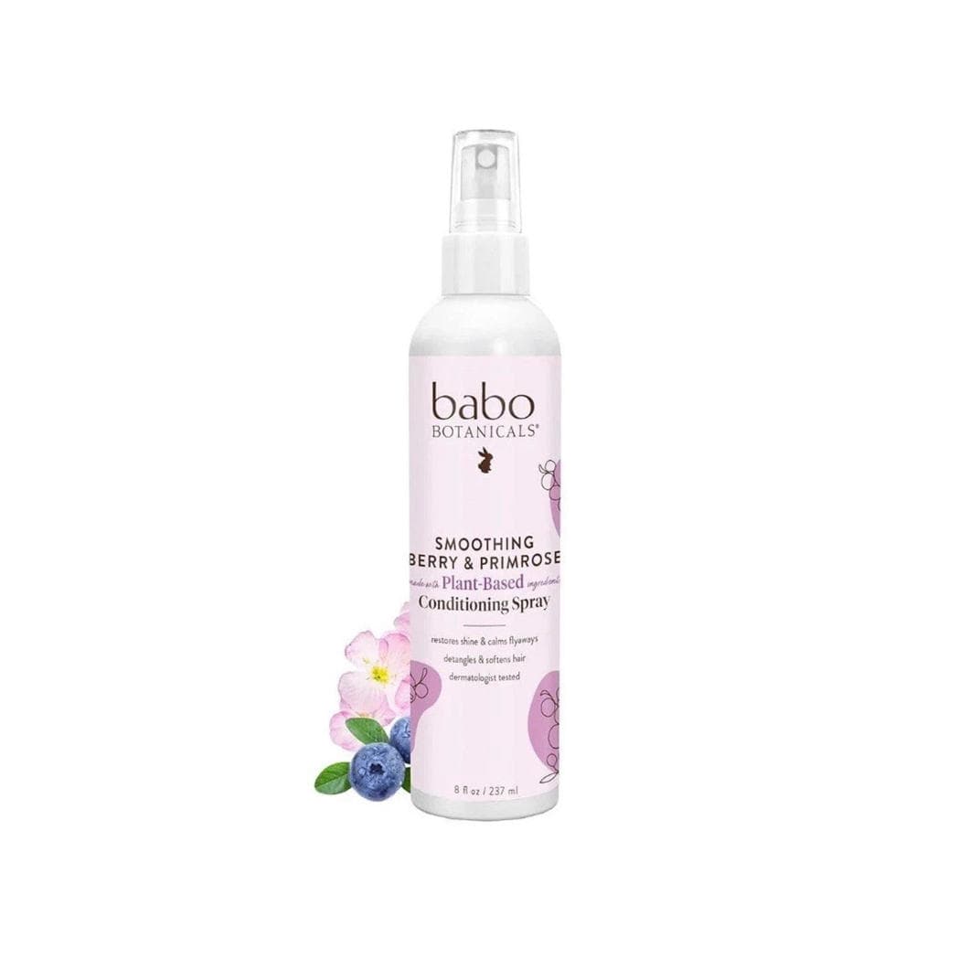 Babo Botanicals Smoothing Berry Conditioning Spray Detangling & Nourishing 8oz