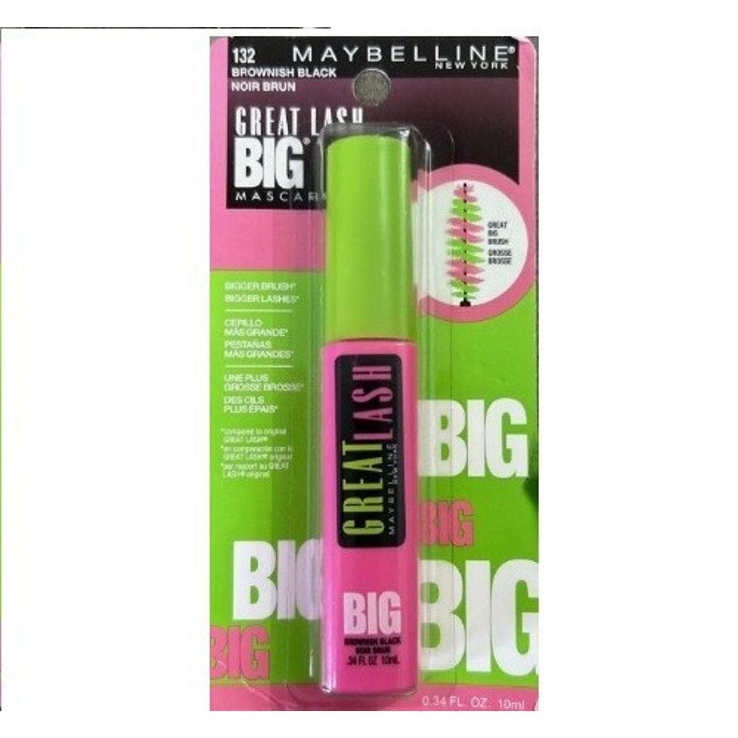 Maybelline Great Lash Big Washable Mascara 132 Brownish Black