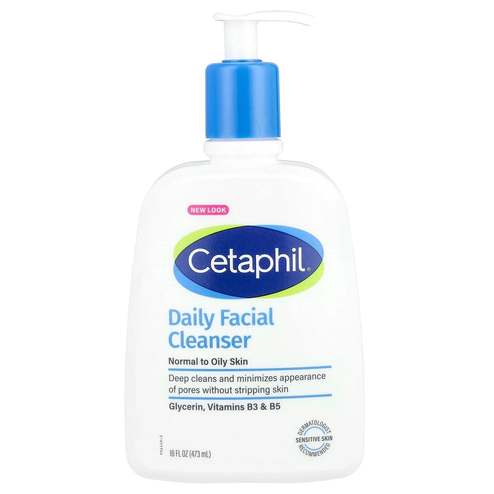Cetaphil Daily Facial Cleanser for Normal to Oily Skin, 16 fl oz