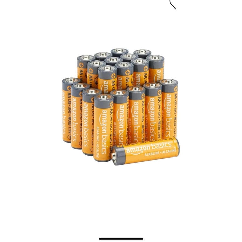 ** Open Box - Amazon Basics 20-Pack AA Alkaline High-Performance Batteries,