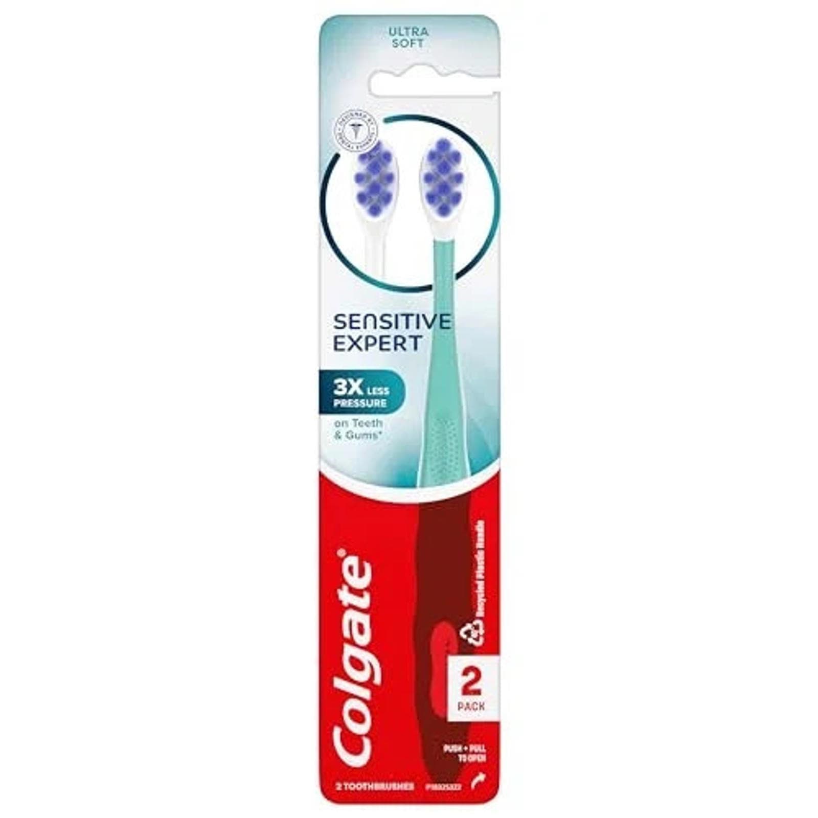 Open Box - Colgate Sensitive Expert Ultra Soft Toothbrush Sensitive Teeth, 2 CNT