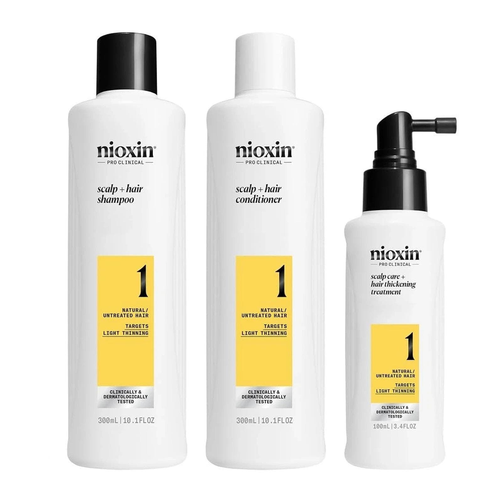 Open Box - Nioxin System 1 Scalp + Hair Thickening Kit (300ml/300/ml/100ml)