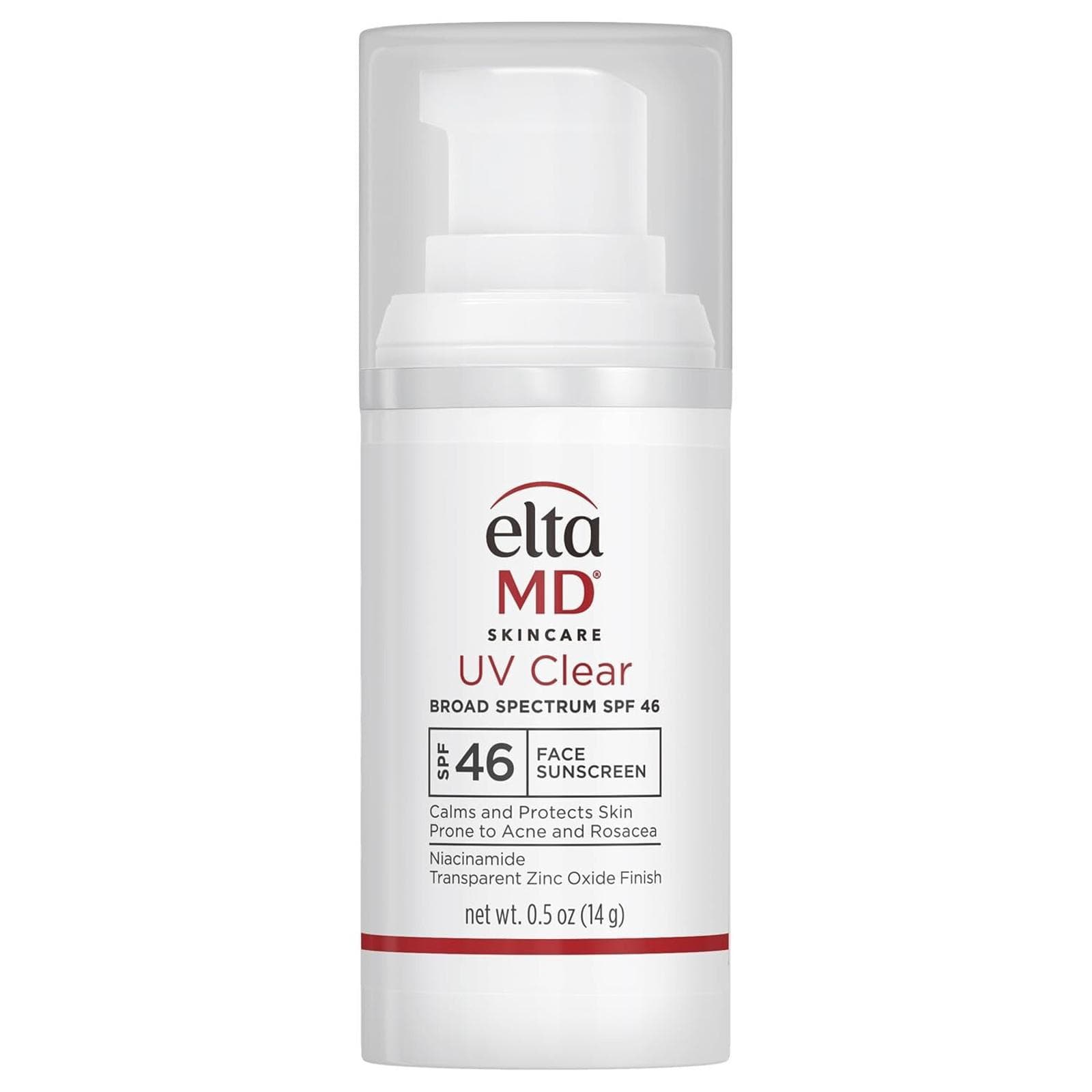 Open Box - EltaMD UV Clear Face Sunscreen SPF 46, Travel Size 0.5 oz