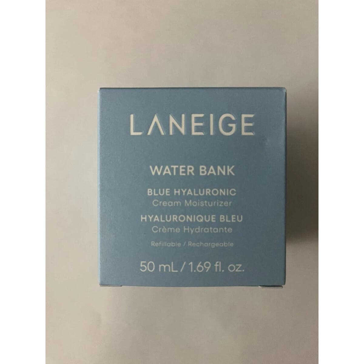 Open Box- LANEIGE Water Bank Blue Hyaluronic Cream Moisturizer 1.69 fl. oz.