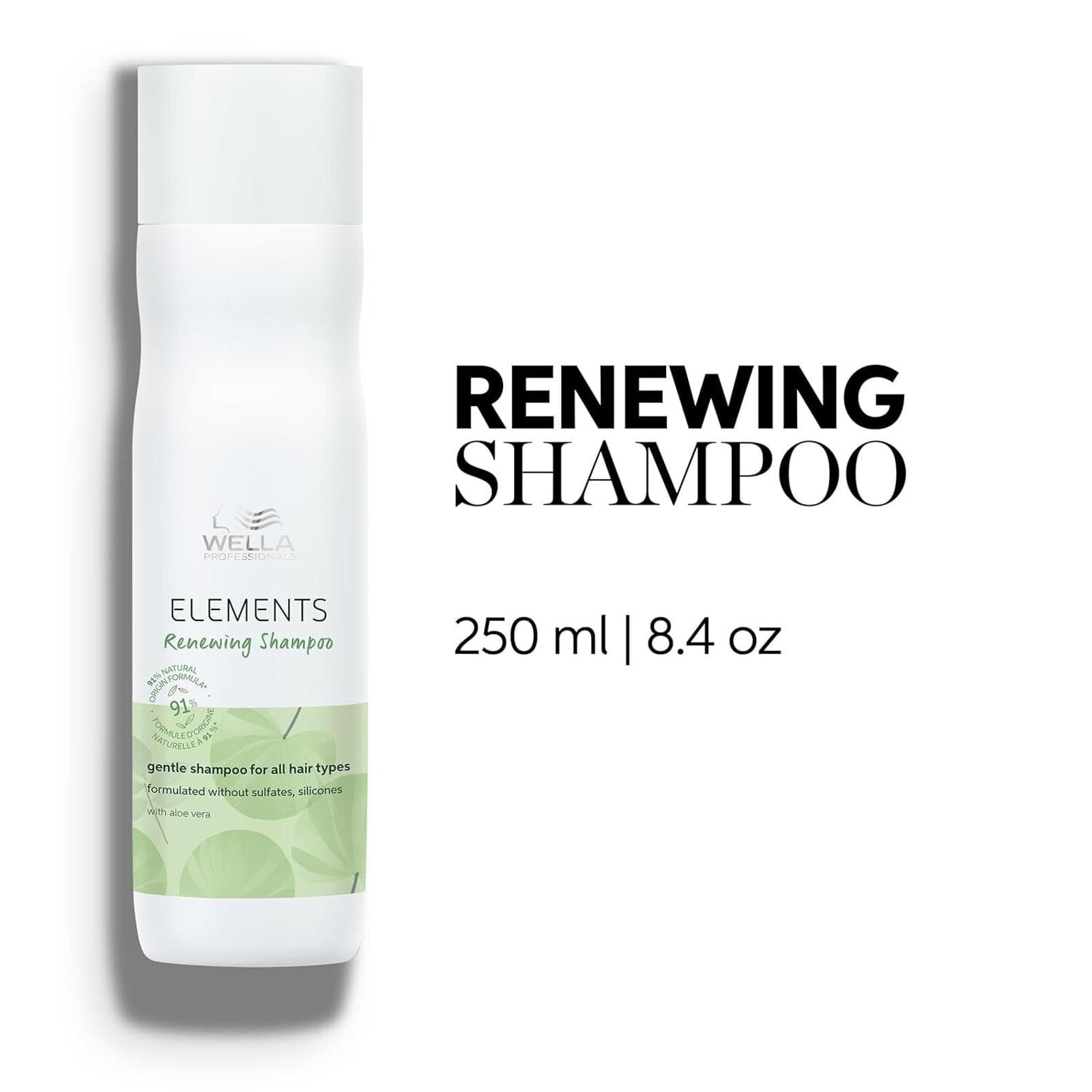 Wella Elements Renewing Shampoo For All Hair Types 8.4 oz