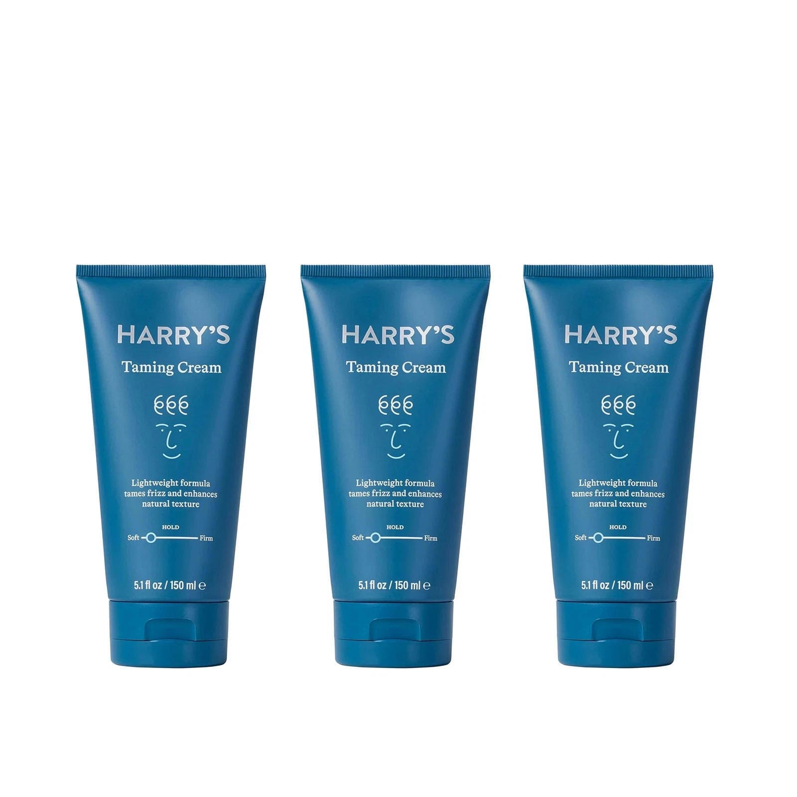 ** Harry's Hair Taming Cream, Lightweight Hair Styling Cream (3 pack)