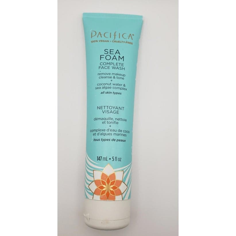 Open Box-Pacifica Beauty Sea Foam Complete Face Wash Coconut Water Sea Algae 5oz