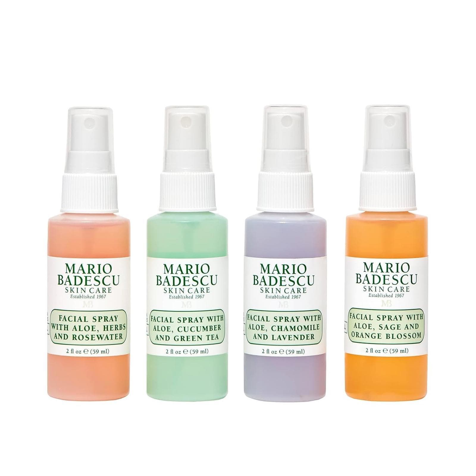 Mario Badescu Facial Spray Rose Water Cucumber Lavender Orange Blossom 2oz