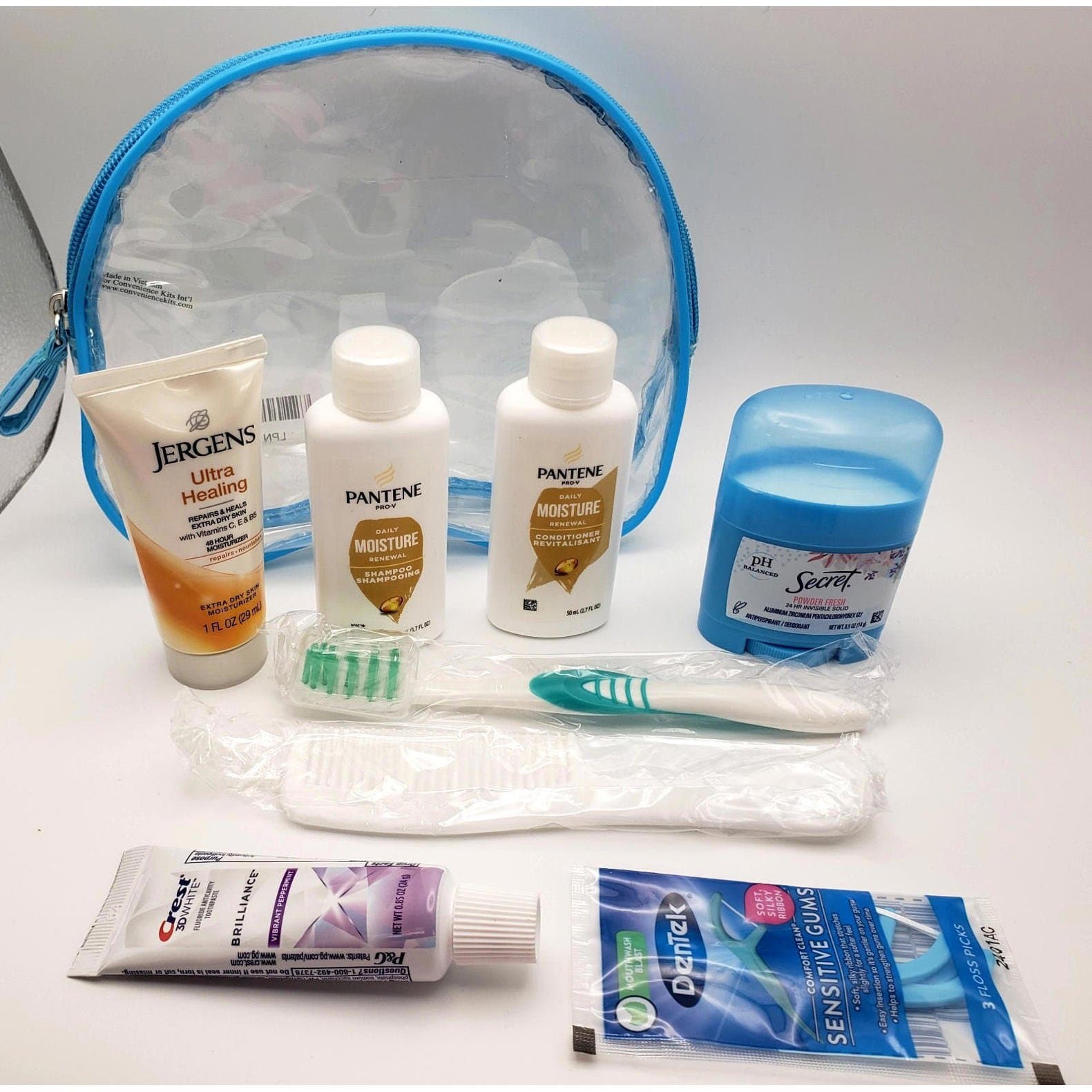 Convenience Kits International Women's Deluxe Travel Size TSA Compliant