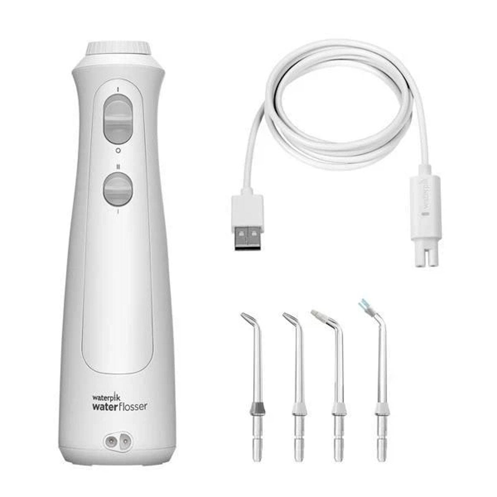 * One time used - Waterpik Waterflosser Cordless Pearl WF-13W White