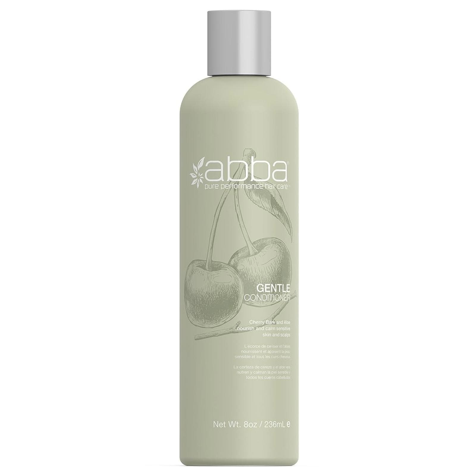 ABBA Pure Gentle Conditioner, Cherry Bark & Aloe 8oz