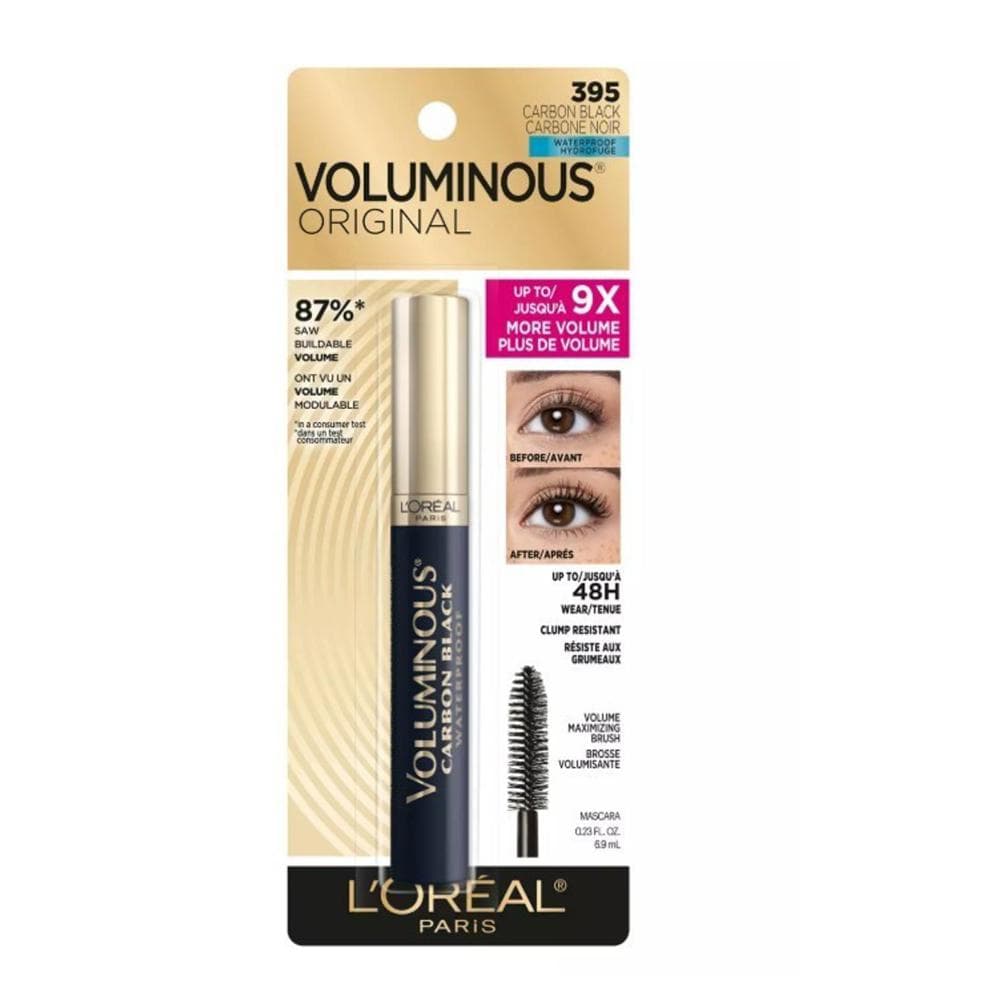 L'Oreal Paris Makeup Voluminous Original Waterproof Mascara, #395 Carbon Black