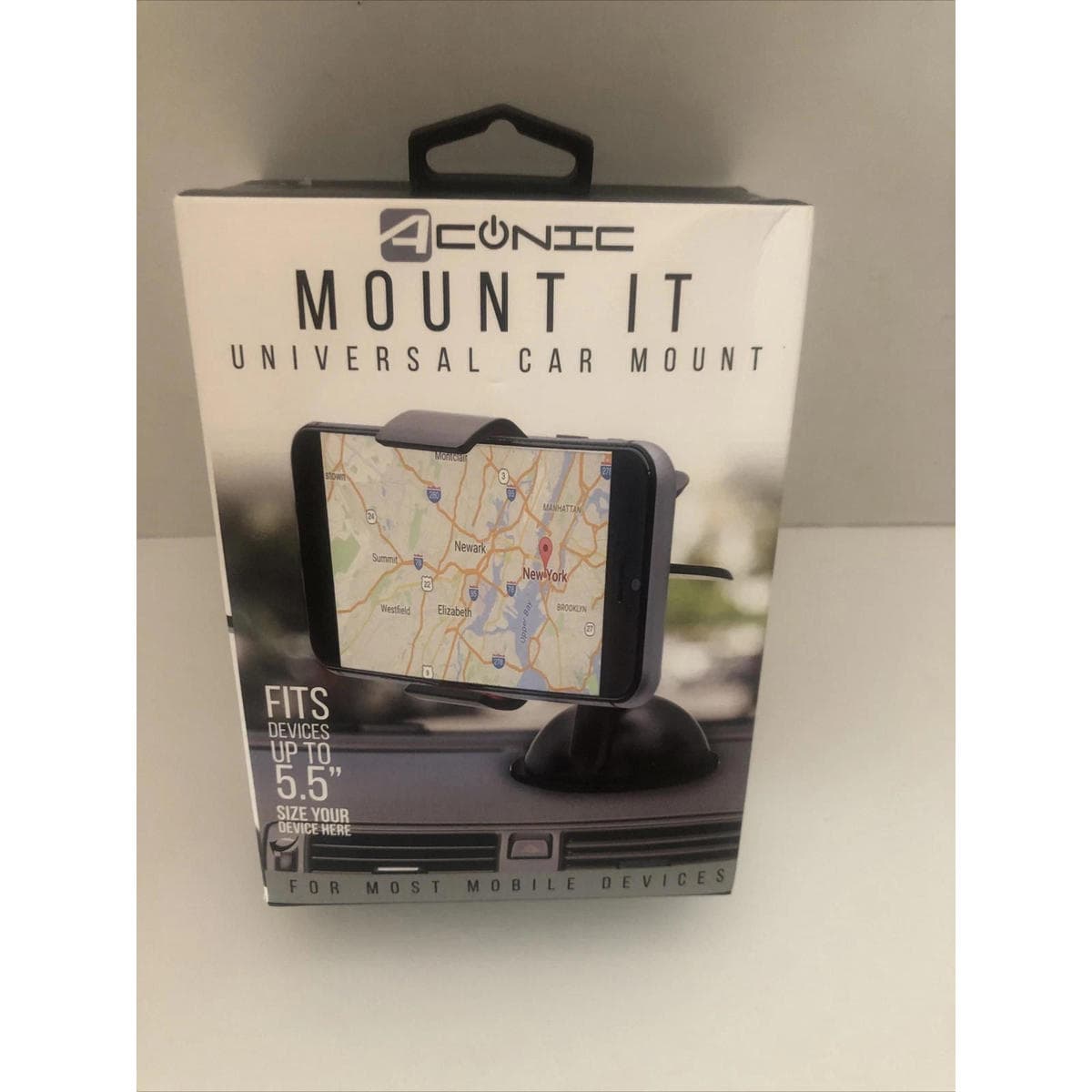 Aconic Mount It Universal Car Mount for phones (slight damage to retail box)