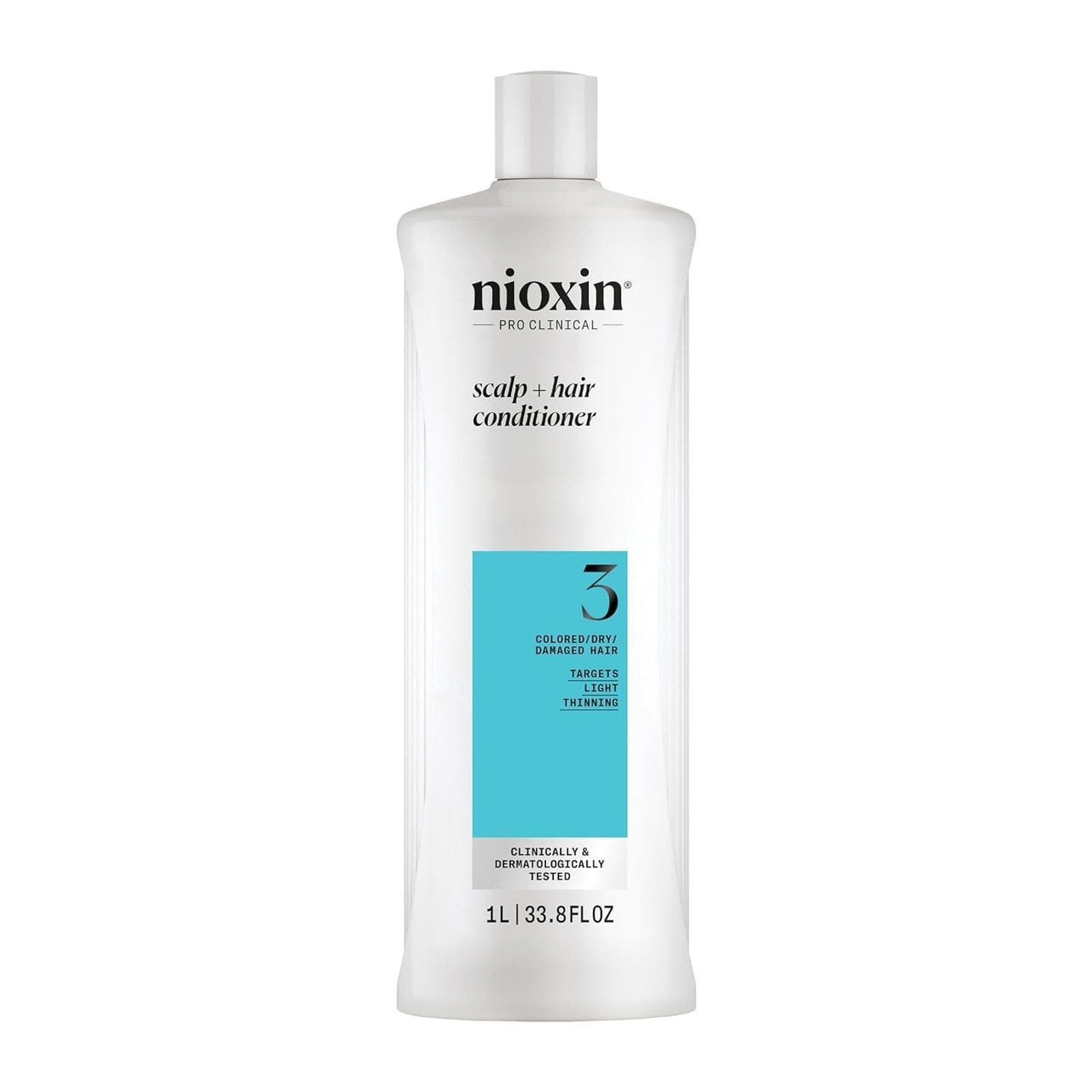 Nioxin System 3 Scalp + Hair Thickening Conditioner for Colored, Dry (33.8 fl oz