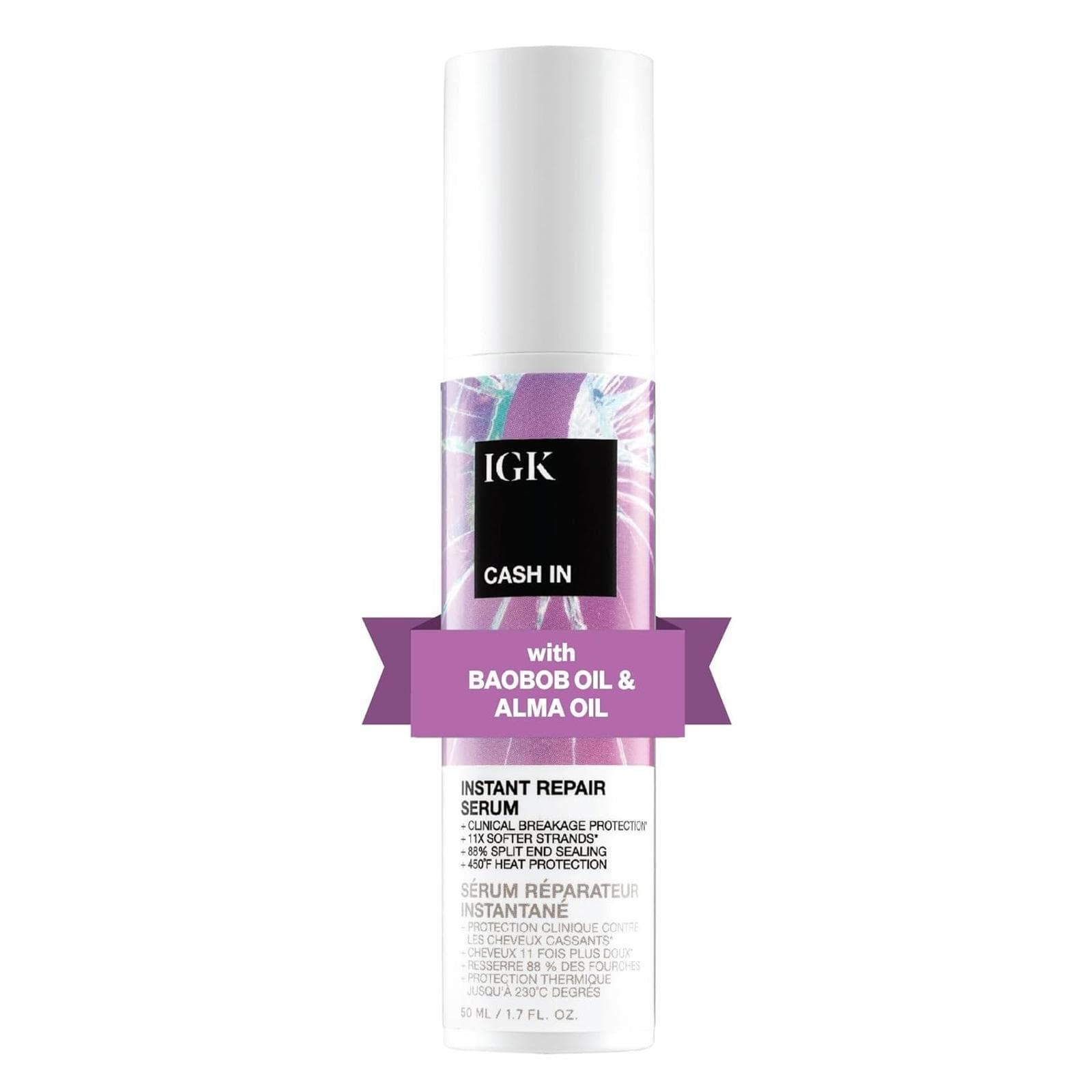 New without box- IGK Cash In Instant Repair Serum 50 ml / 1.7 oz