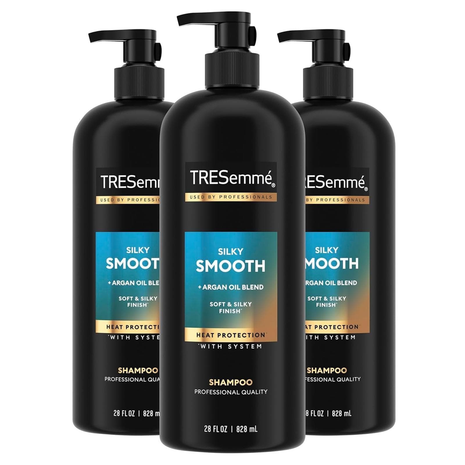 **TRESemme Silky Smooth Shampoo Anti-Frizz Shampoo For Frizzy Hair, 28oz (3 pack