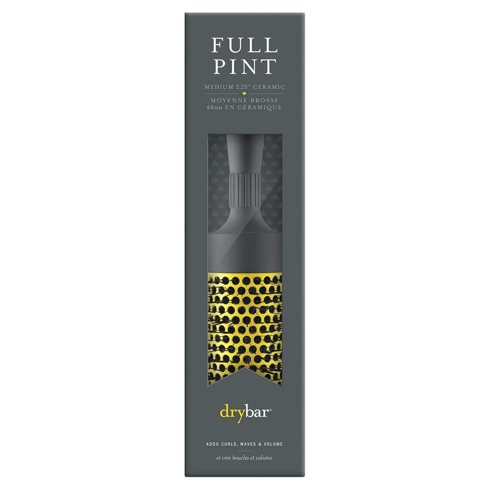 Open Box - Drybar Full Pint Round Ceramic Brush, Medium 2.25"