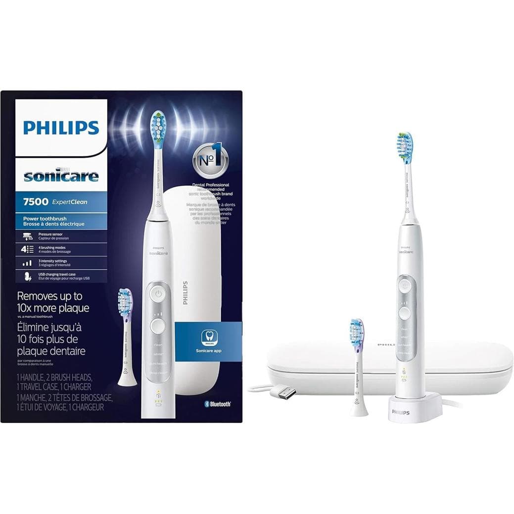 Open Box - Philips Sonicare Expert Clean 7500,(no brush head)