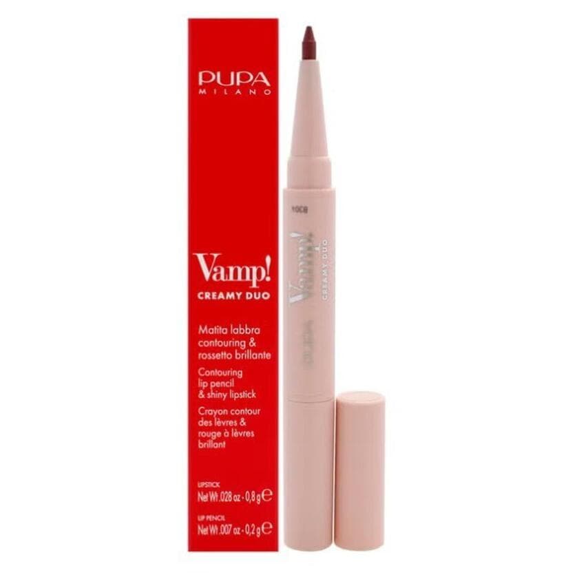Used one time- Pupa Milano Vamp! Creamy Duo, Lipstick and Lip Pencil, Light Rose