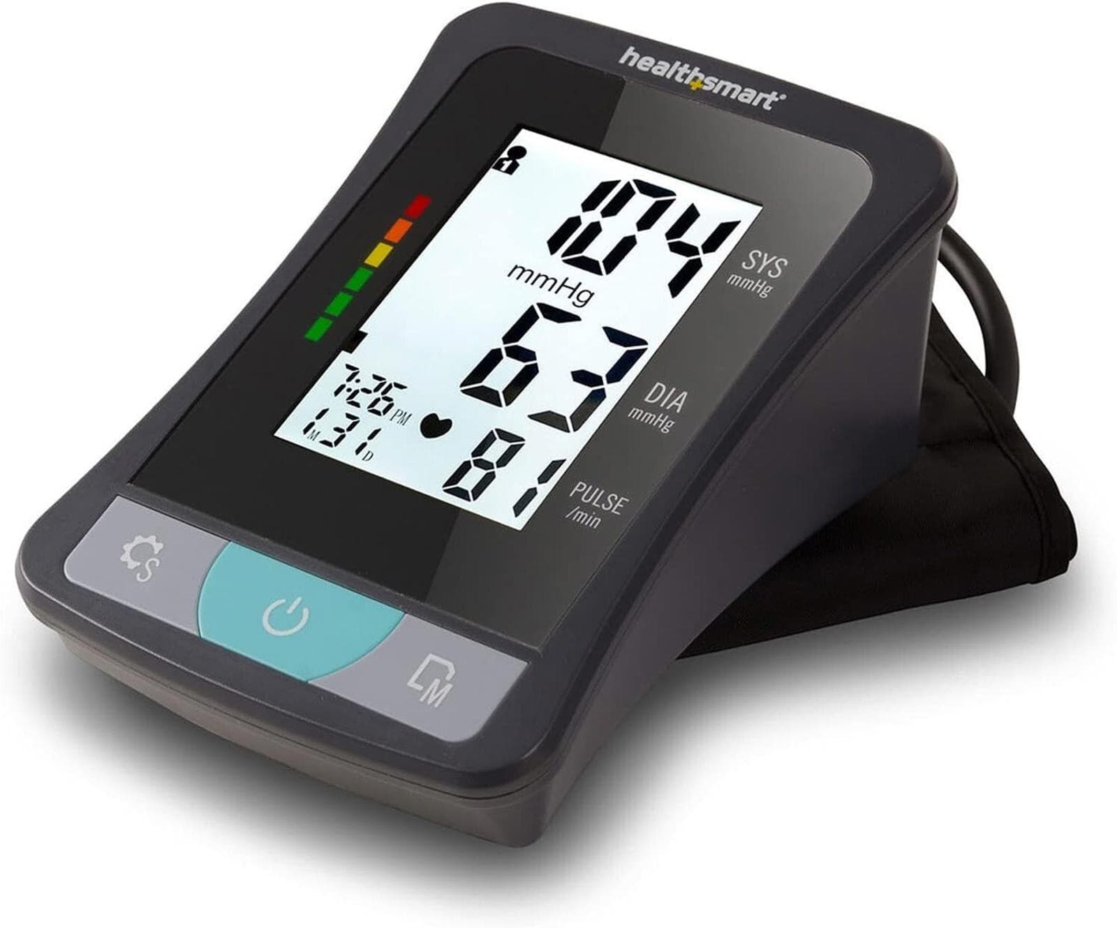 HealthSmart Digital Standard Upper Arm Cuff Blood Pressure Monitor for 2 users