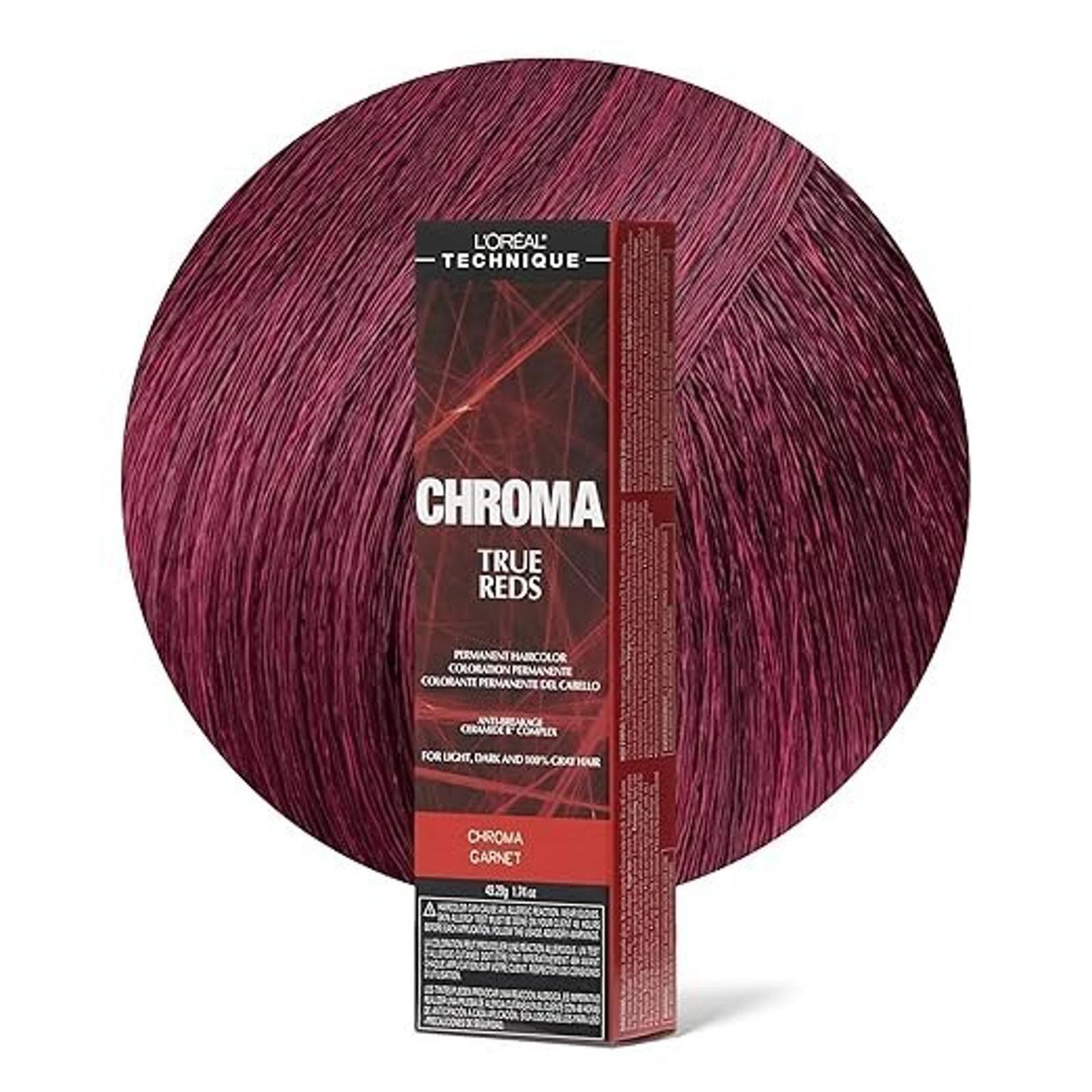 ** L'OREAL TECHNIQUE Chroma True Reds Permanent Hair Color - Chroma Garnet