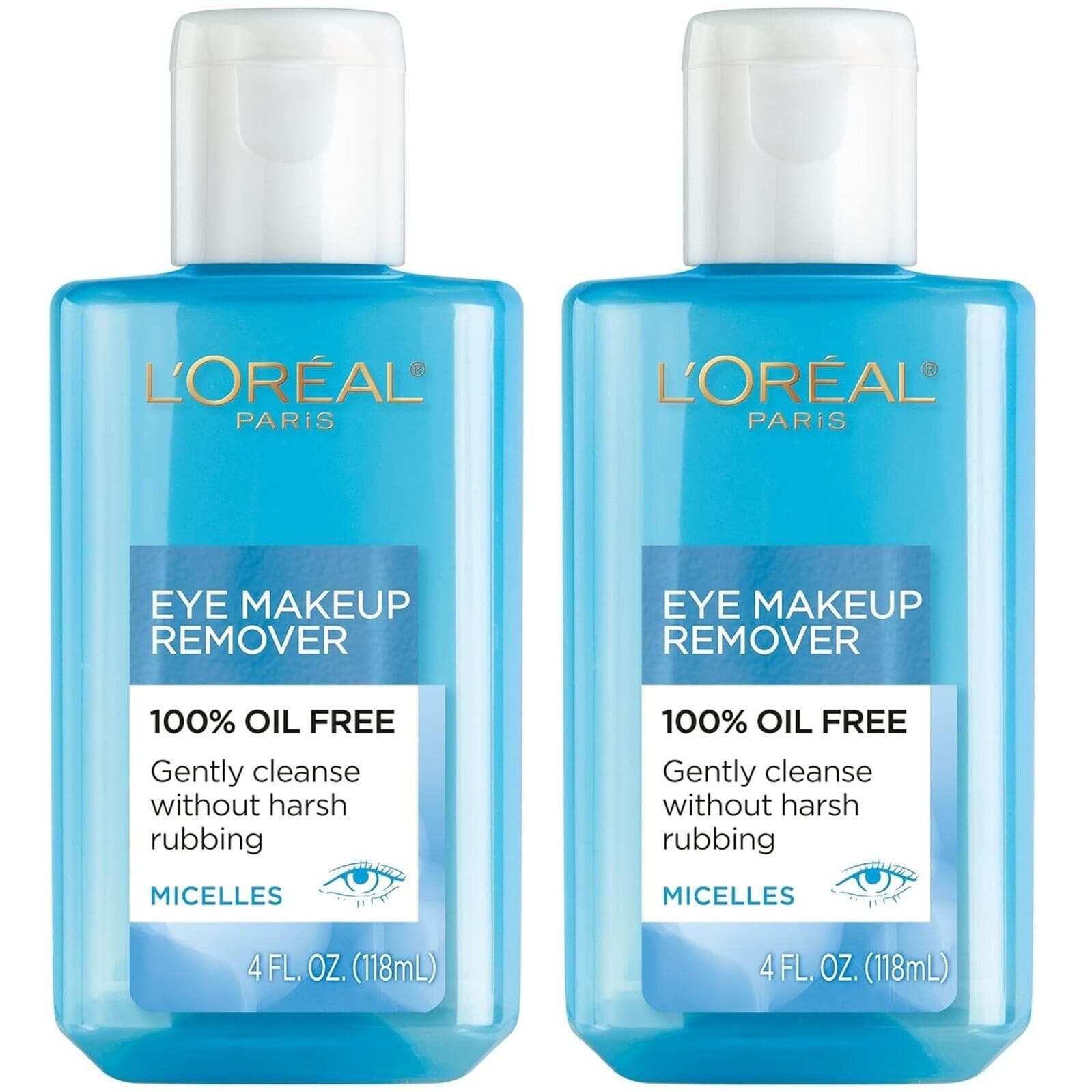 ** L'Oreal Paris Clean Artiste Oil Free Eye Makeup Remover (2 PACK)