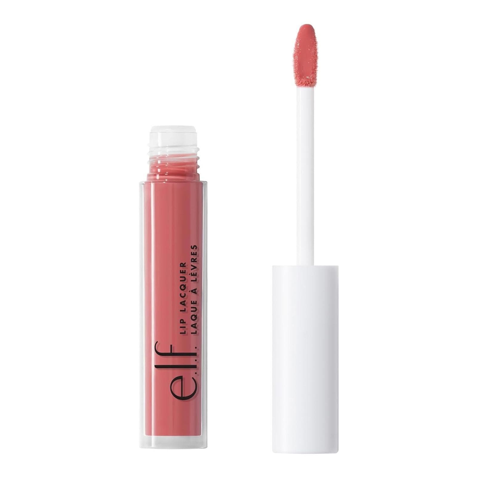 e.l.f. Lip Lacquer, Non-Sticky Ultra-Shine Lip Gloss, Wild Rose