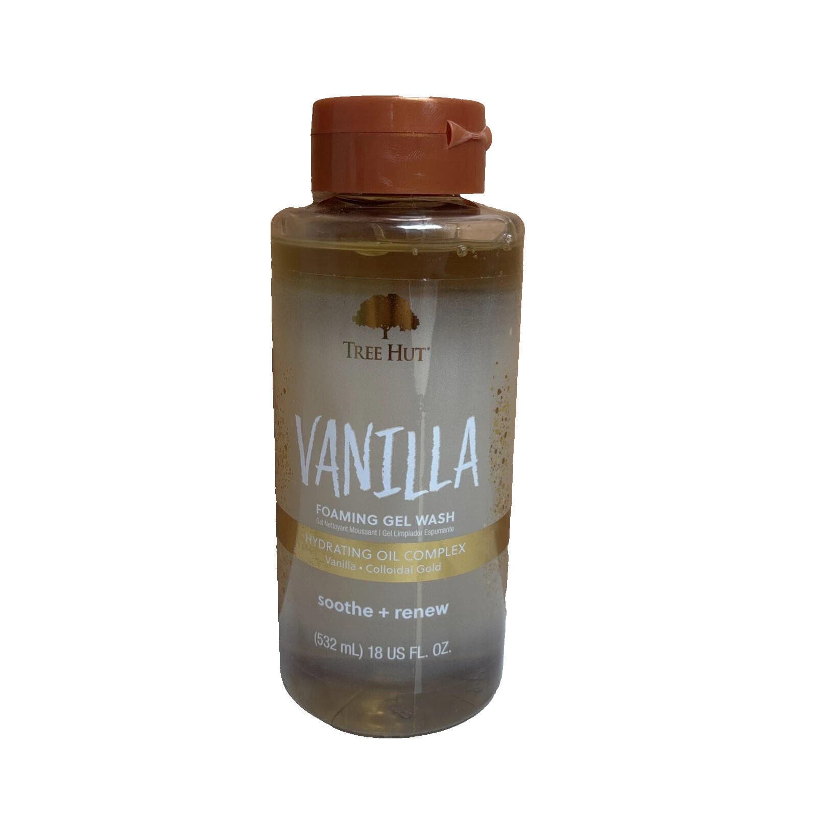 Tree Hut Vanilla Foaming Gel Wash | Cleanse and Soften Skin (18 fl oz)