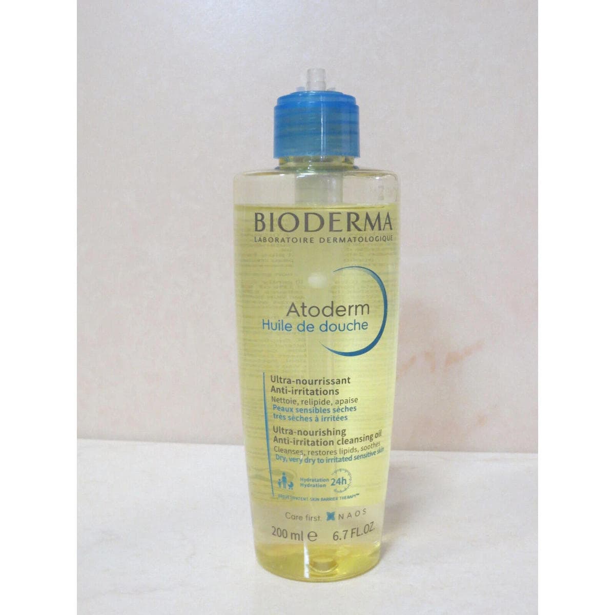 Bioderma Ultra-Nourishing Anti-Irritation Cleansing Oil 6.7 Oz (broken pump)