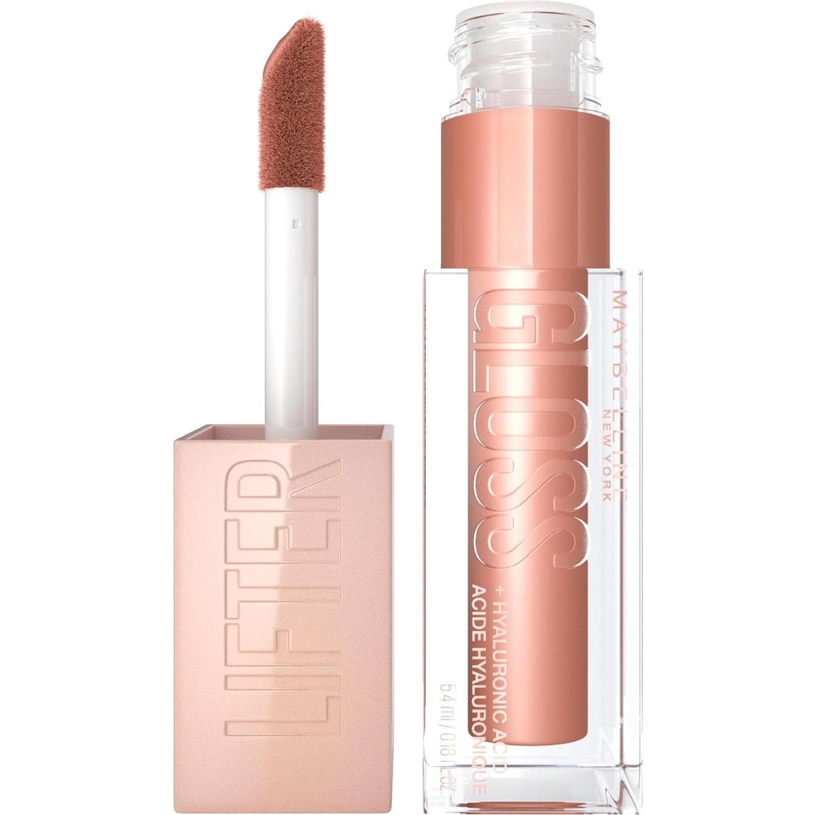 Maybelline Lifter Hydrating Lip Gloss Hyaluronic Acid, Stone Rosey Neutral #008
