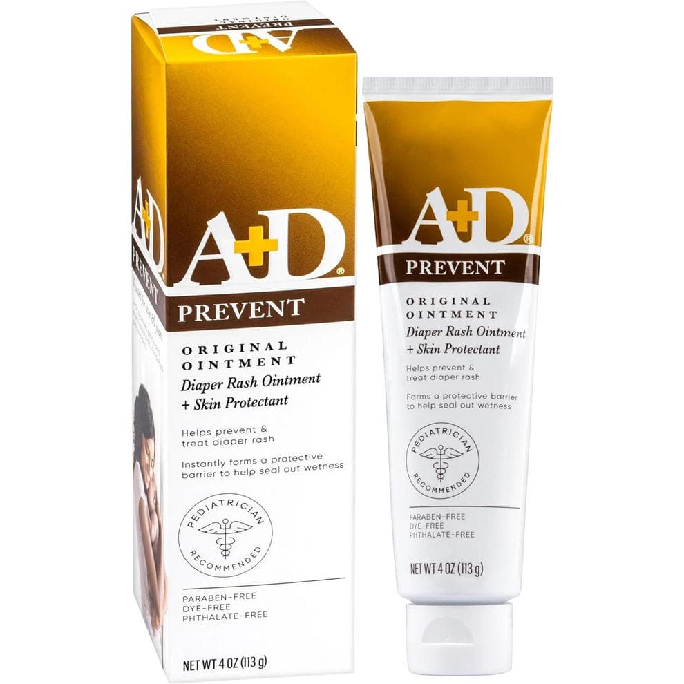 A+D Original Diaper Rash Ointment & Skin Protectant 4oz EXP: 05/2026, box damage
