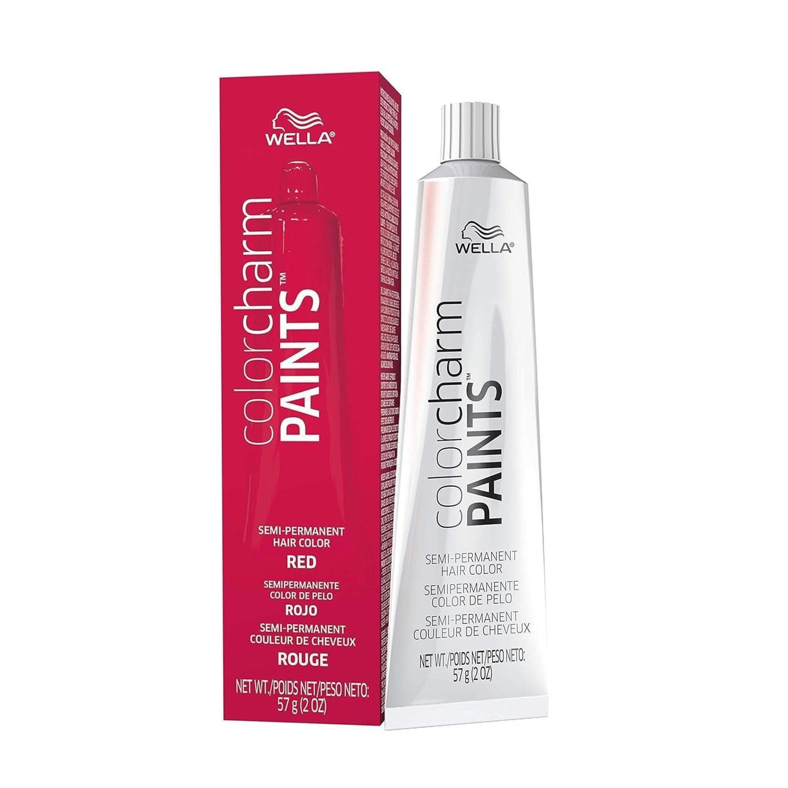 Wella COLORCHARM Paints Semi-Permanent Hair Dye, Red, 2oz