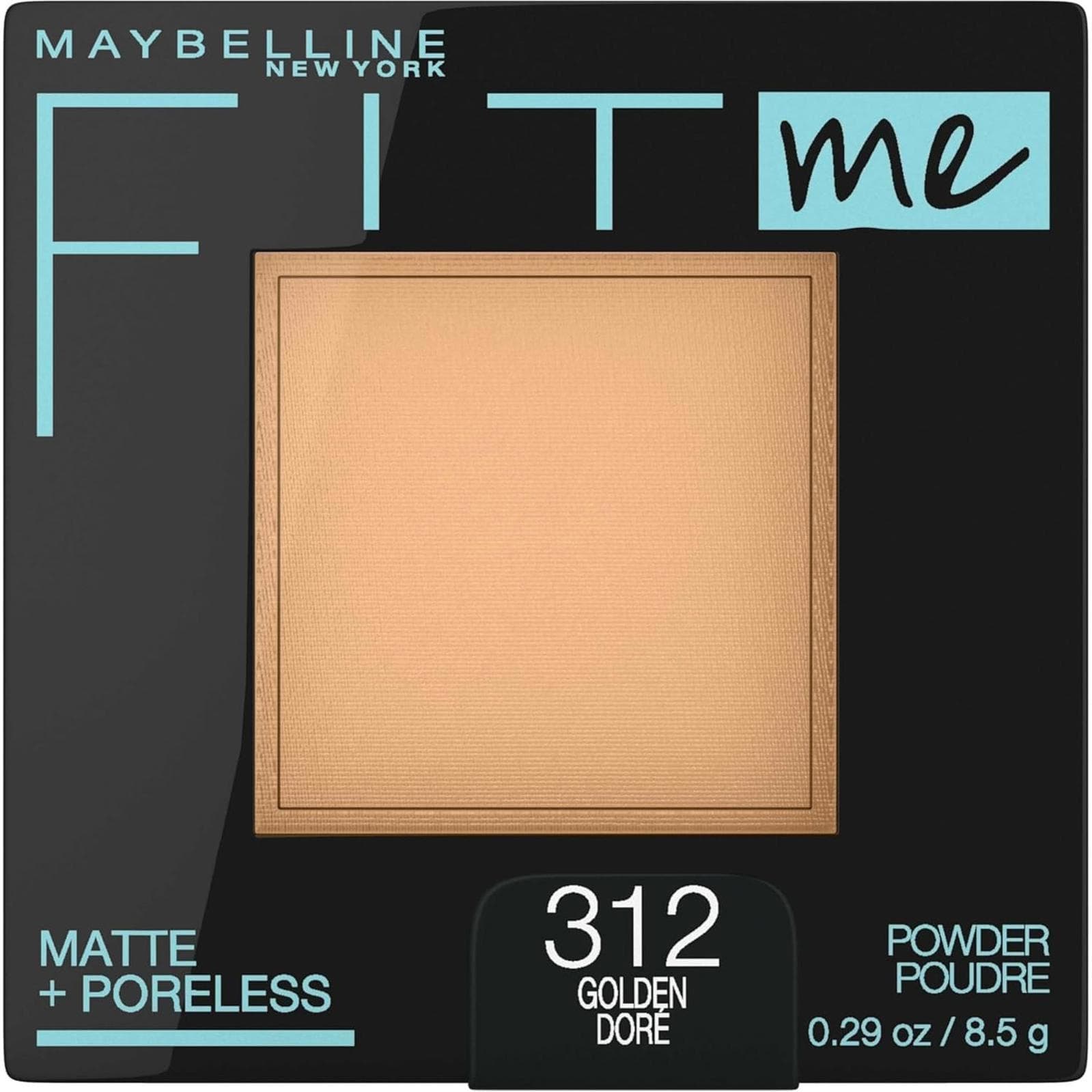 Gently tested- Maybelline Fit Me Matte Pressed Face Powder-#312 Golden Dore - Image 1
