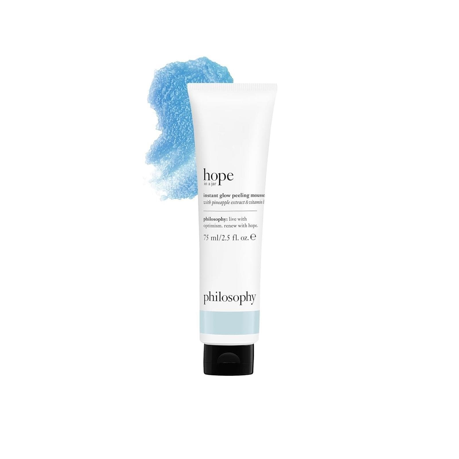 Open Box- philosophy hope in a jar instant glow peeling mousse (2.5 fl oz)