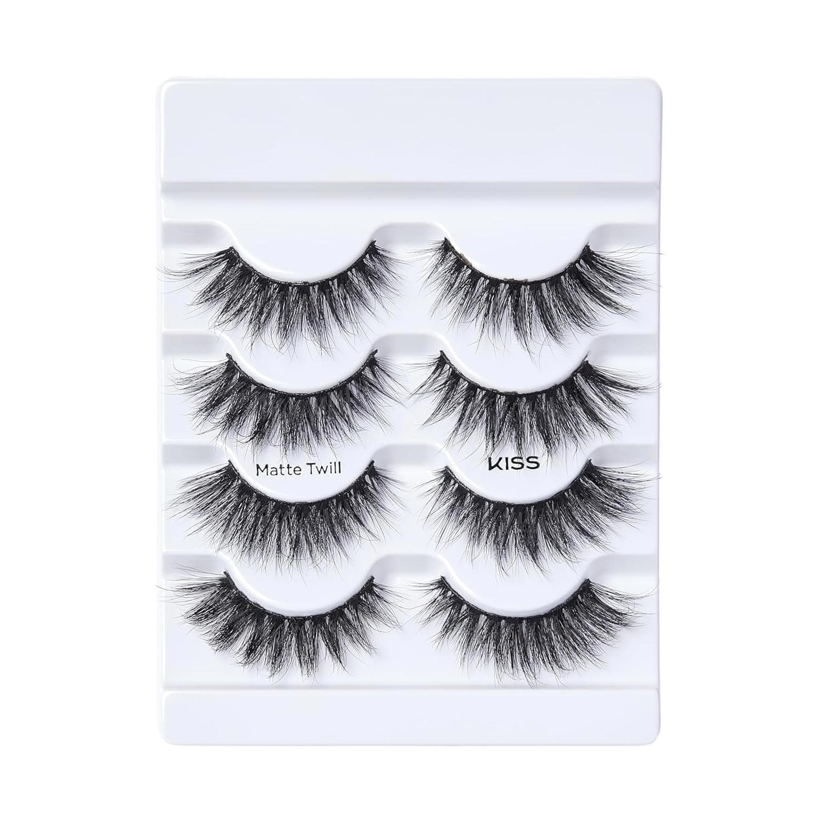 Open Box- KISS Lash Couture 3D Matte False Eyelashes, 'Matte Twill', 14 mm