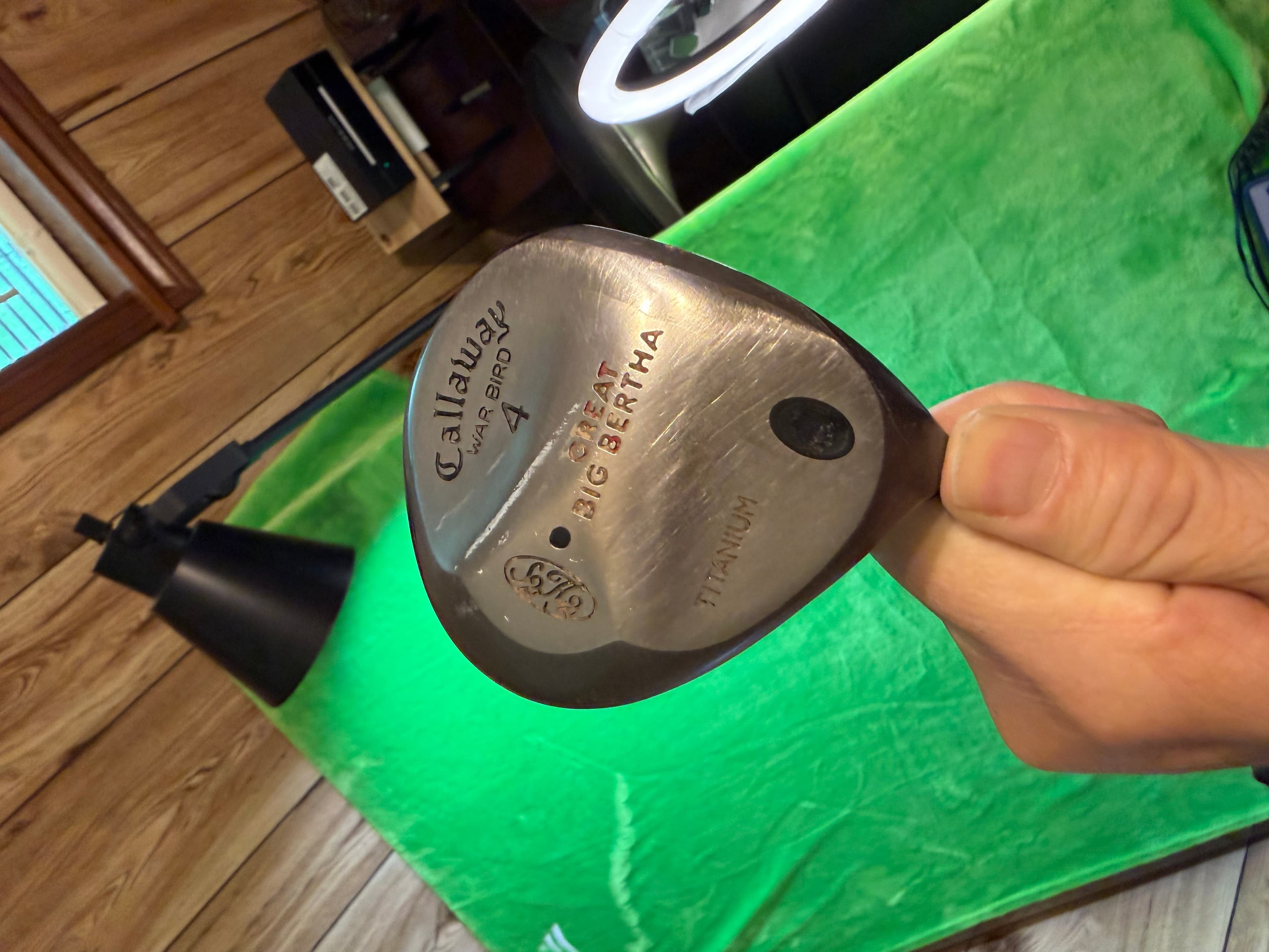 Callaway Great Big Bertha War Bird 4-wood titanium head a driver shaft firm flex