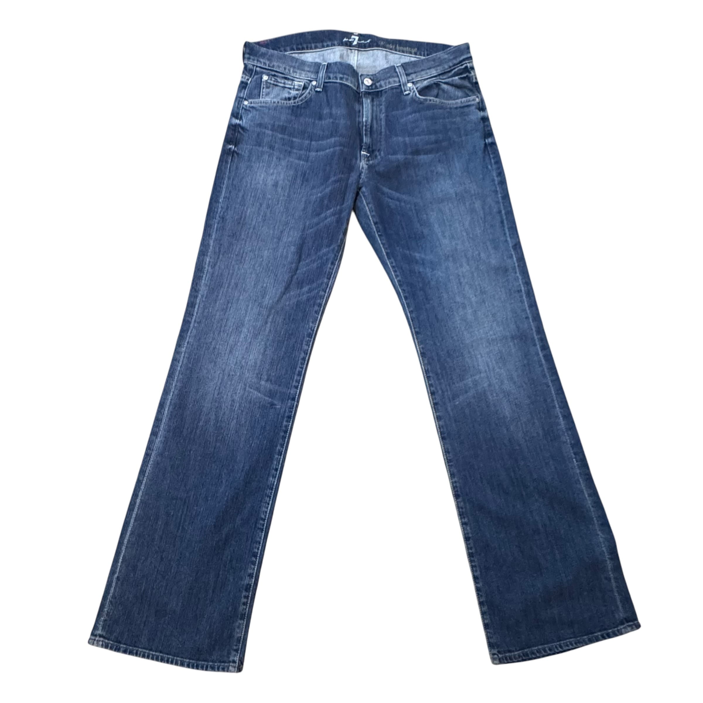 7 For All Mankind Men's Bootcut Jeans 'A' Pkt Blue