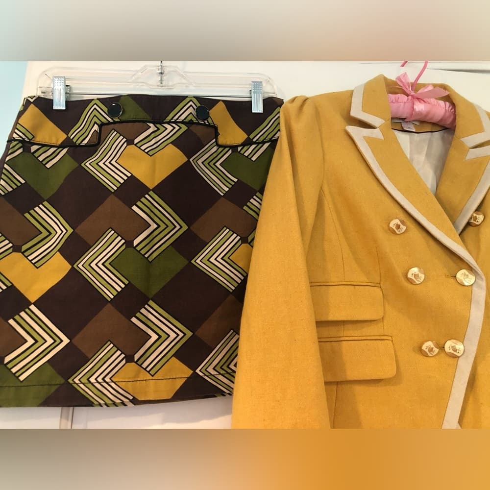 Vintage Ann Taylor Blazer + Skirt Set