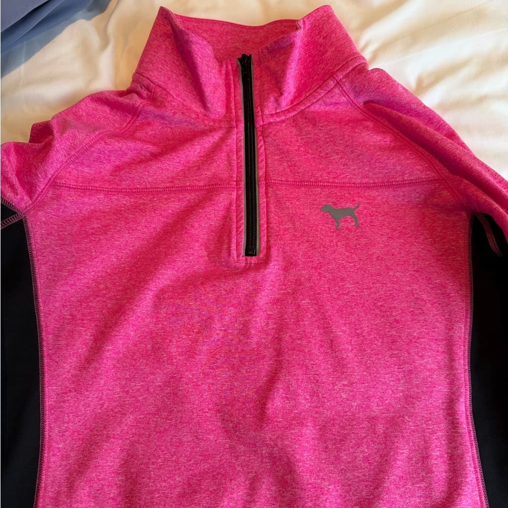 Vintage Victoria’s Secret PINK Quarter-Zip Pullover size Medium