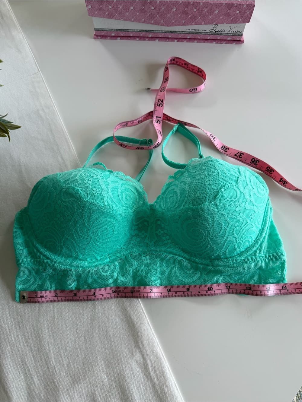 Vintage Lace Longline Bra Top