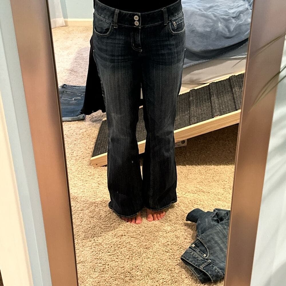 Vintage American Eagle Dark Wash Bootcut Jeans 10