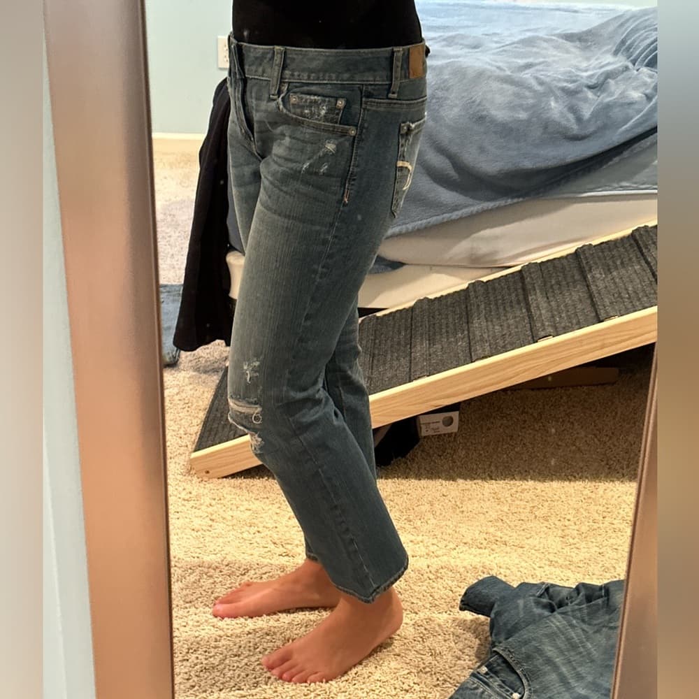 Vintage American Eagle Cropped Denim Jeans
