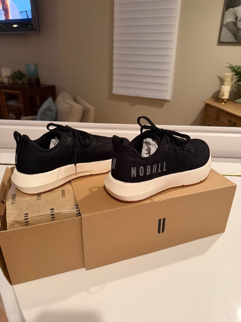 NIB NOBULL Drive Knit 2 Black Size 8