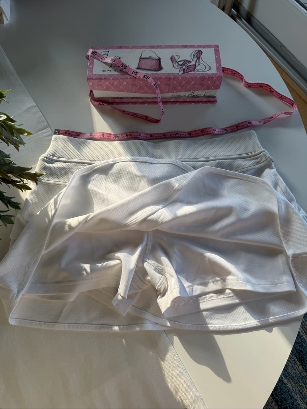 White Layered Tennis Skirt