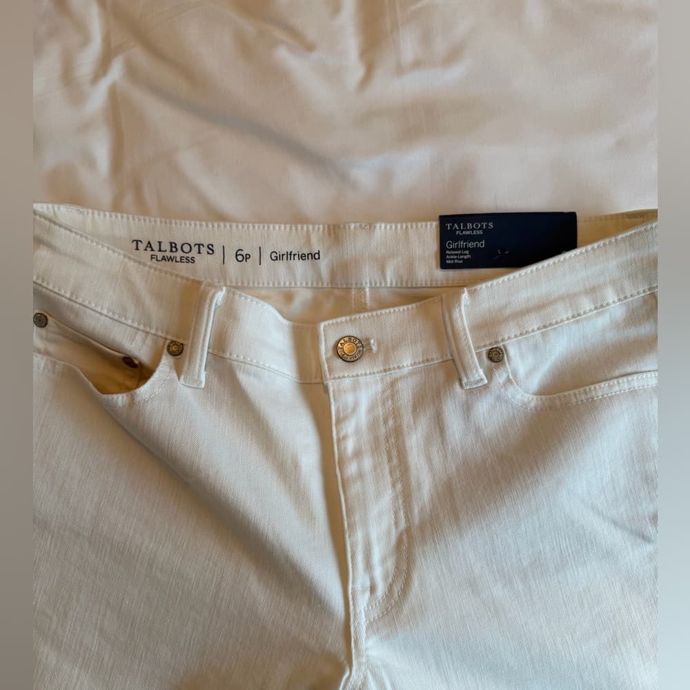 NWT White Talbots Jeans size 6P