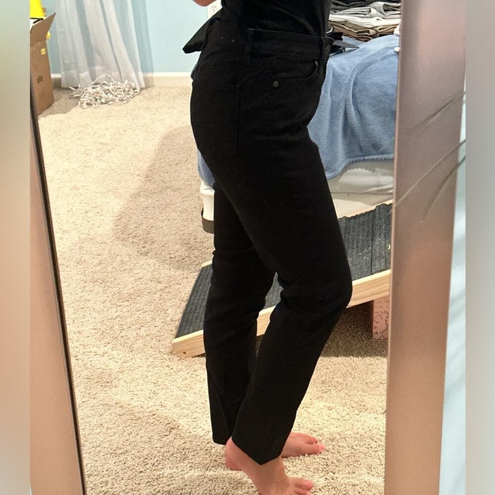 Talbots Black Denim Slim Ankle Jeans Size 4