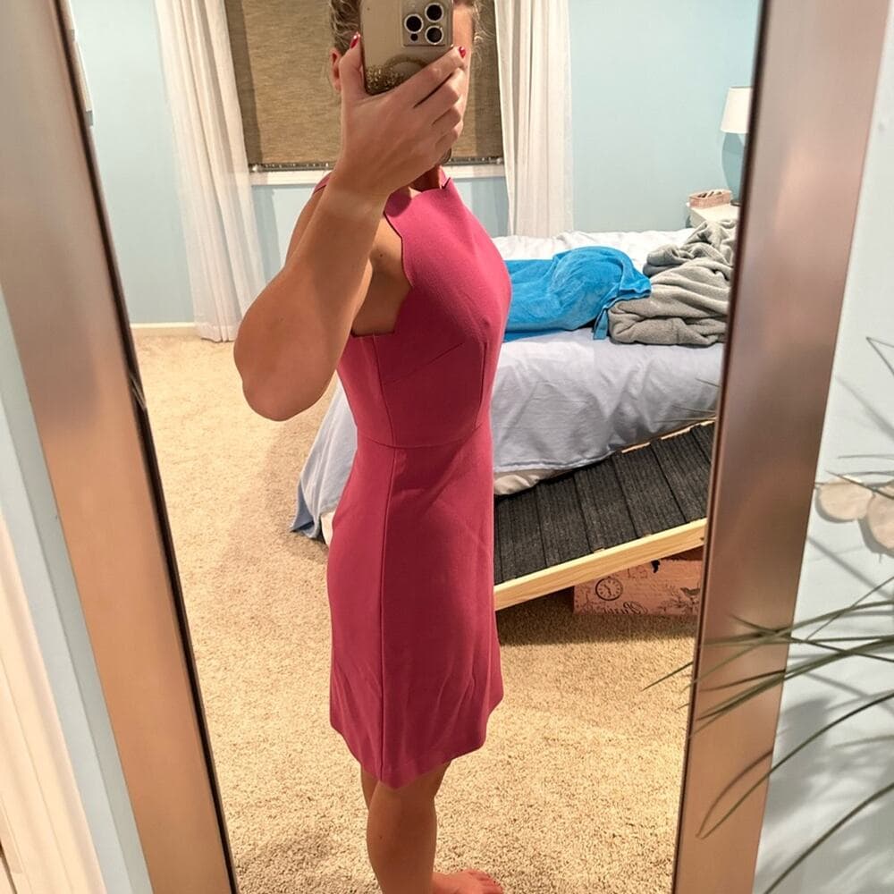 EUC Ann Taylor Loft Scallop Dress size 8